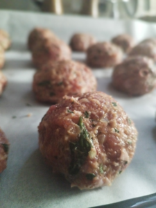Bulgarian Meatballs ready to be baked