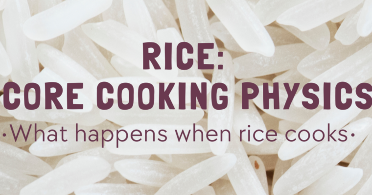 Rice: Core Cooking Physics (Foundational)